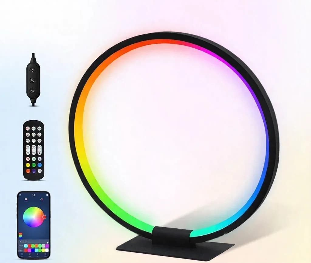 RGB LED Atmosfære Natlampe med Musiksynk