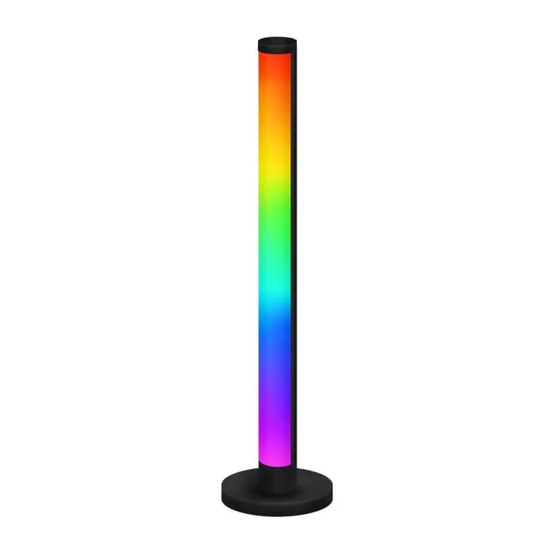 RGB LED skrivebordslampe med lydreaktiv lys og app-styring