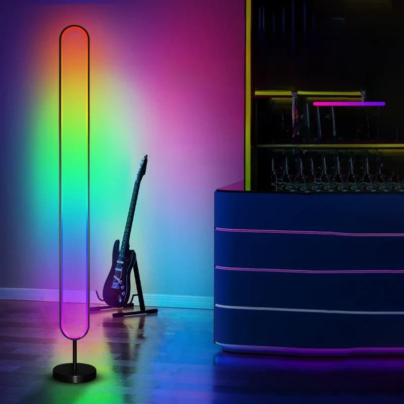 RGB LED lydaktiveret atmosfærelys med app-styring