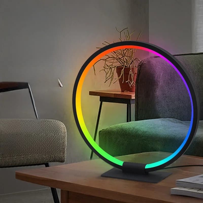 RGB LED Atmosfære Natlampe med Musiksynk