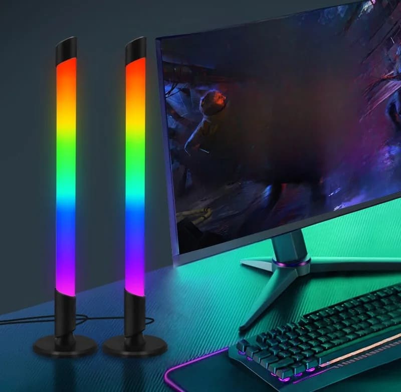 USB Musiksynkroniseret RGB Atmosfærelys til Desktop Gaming