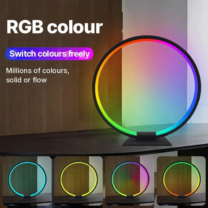 RGB LED Atmosfære Natlampe med Musiksynk