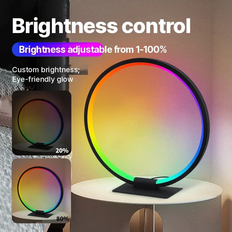 RGB LED Atmosfære Natlampe med Musiksynk