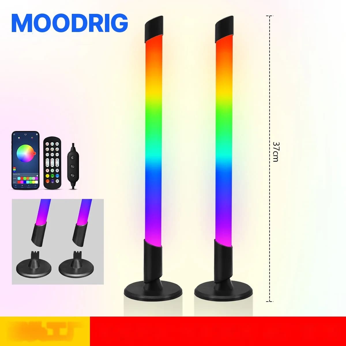 USB Musiksynkroniseret RGB Atmosfærelys til Desktop Gaming