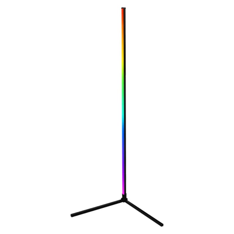 RGB gulvlampe med musiksynchronisering, fjernbetjening og app-styring