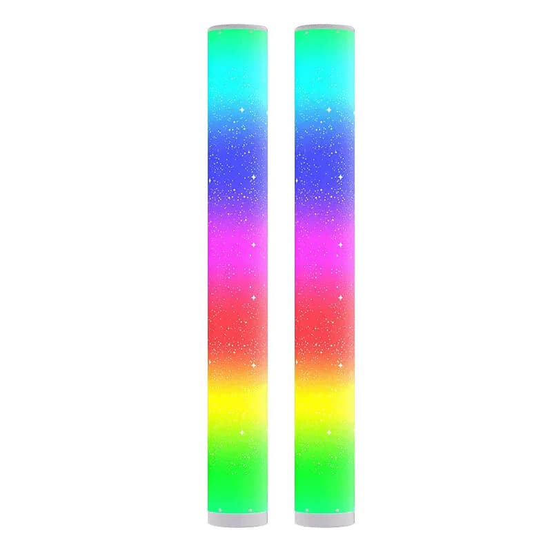 RGB LED-gulvlampe med stjerneeffekt og fjernbetjening